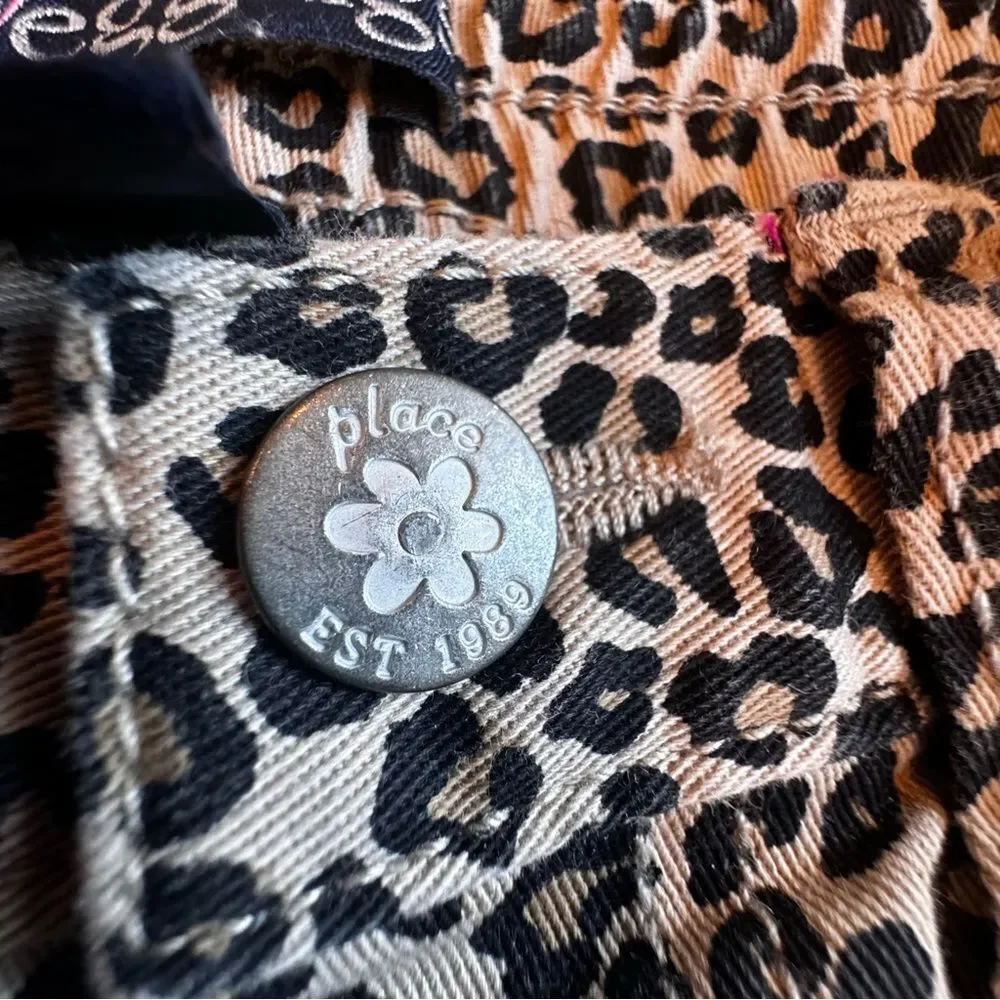 Children’s Place Girls Toddler Kids Animal Print Jeggings Pants. 4. 4T.
